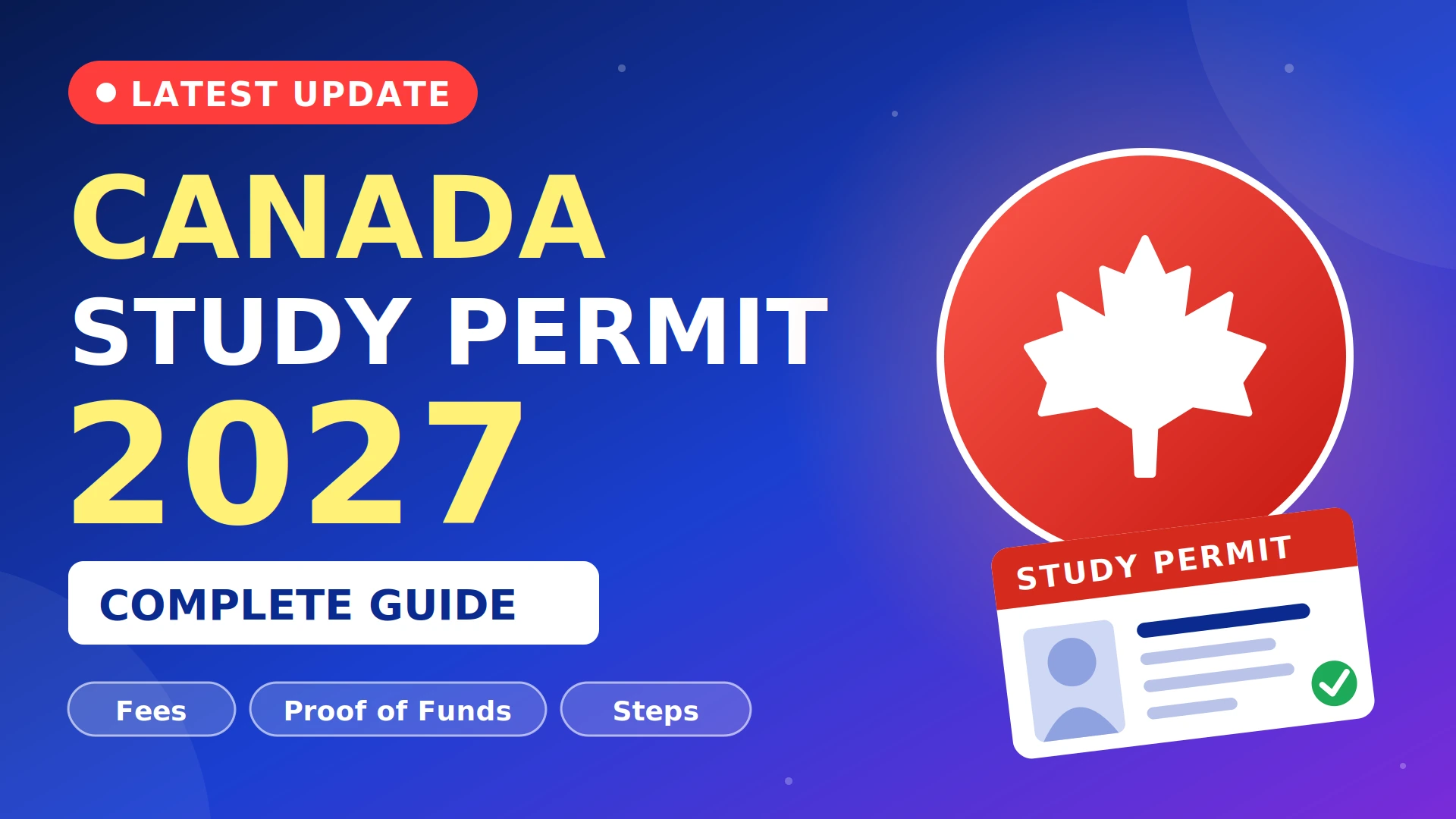 Canada Study Permit 2027