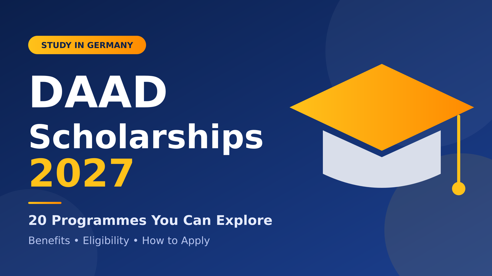 DAAD Scholarships in Germany for International Students 2027