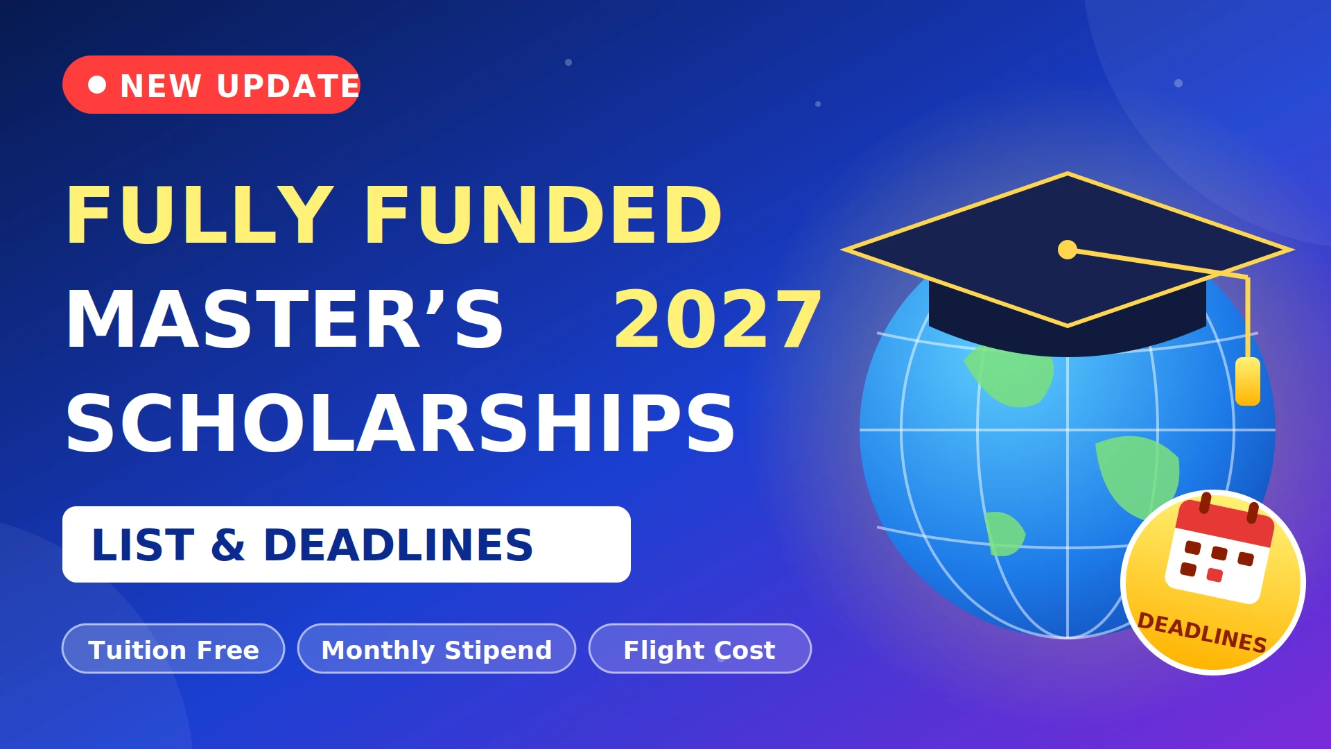 Fully Funded Master's Scholarships 2027