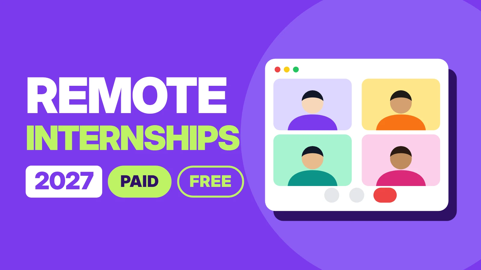 Remote Internships 2027